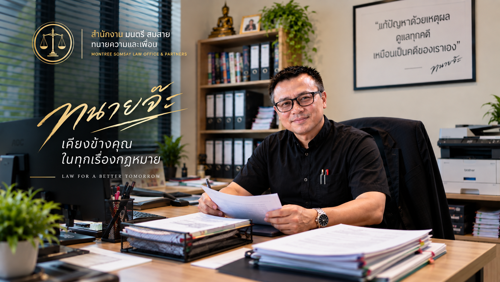 สำนักงาน มนตรี สมสาย ทนายความ (ทนายจ๊ะ) และเพื่อน